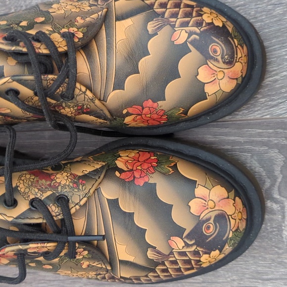 RARE Dr. Martens 1461 Japanese Tattoo Size 5 - Picture 2 of 7